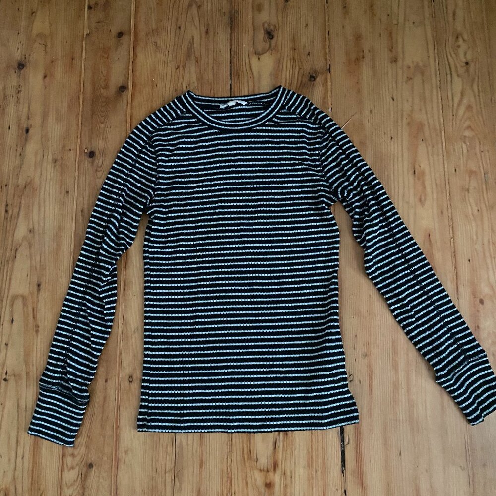 Madewell Ribbed Crewneck Long Sleeve Tee